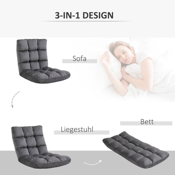 Produktbild Homcom Bodensessel 3-in-1