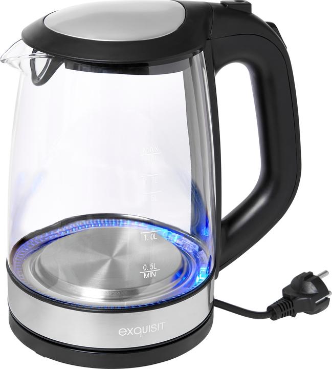 Produktbild Exquisit WK 3501 5010060, glas/edelstahl/sch (2 l)
