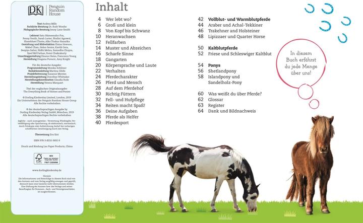 Image du produit Pferde und Ponys (Allemand, DK Verlag - Enfants, 2019)