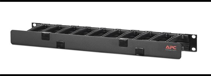 Produktbild APC Horizontal Cable Manager 1Ux4Zoll 10 cm Deep SingleSided with Cover