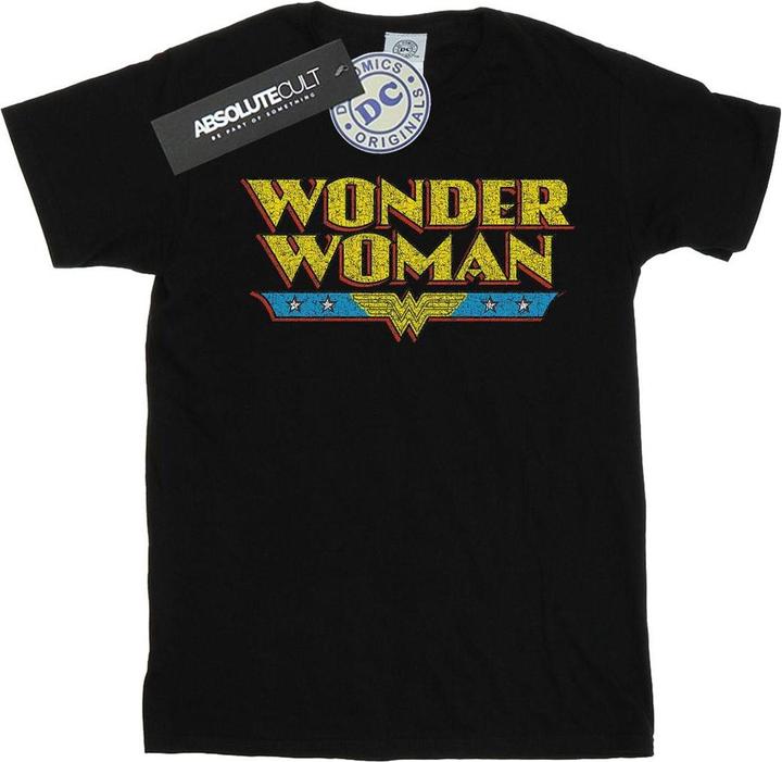 Image du produit - T-shirt WONDER WOMAN CRACKLE LOGO - Femme (XL)