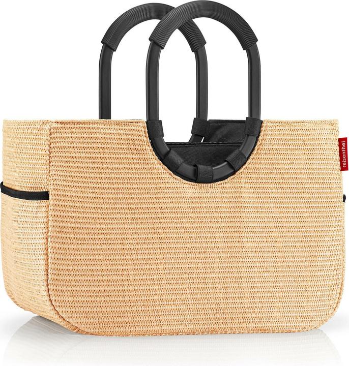 reisenthel loopshopper M frame raffia black