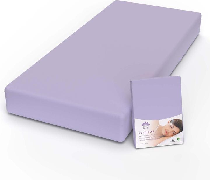 Actual product image Lotus Bettwaren Jersey fitted sheet Souplesse (120 x 200 cm)