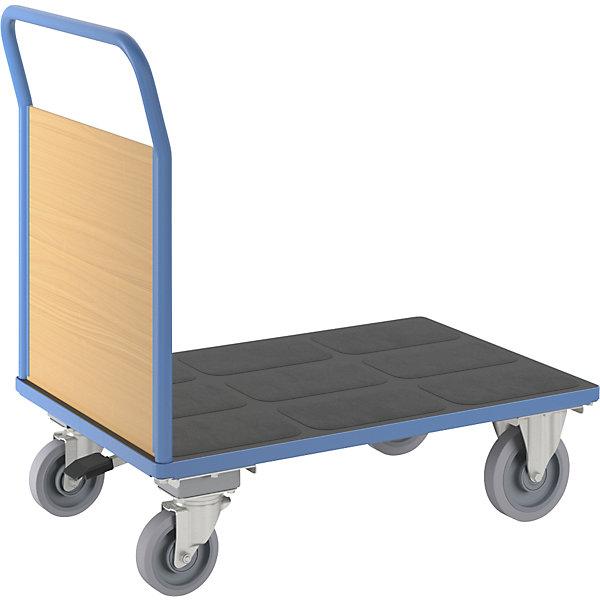 Actual product image eurokraft pro Platform truck with wooden panels (500 kg)