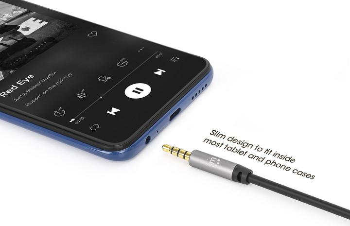 Actual product image Manhattan Audio Cable Aux Jack Plug (2 m, 3.5mm jack (AUX))