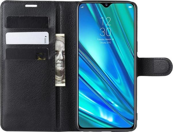 Produktbild MU Classic Litchi Leder Bookcover Series (Realme 5 Pro)