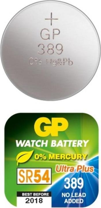 Produktbild GP Batteries Silver Oxide Cell 389 Einwegbatterie SR54 Siler-Oxid (S) (1 Stk., SR54, 70 mAh)