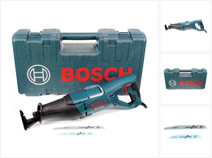 Produktbild Bosch Professional Säbelsäge GSA 1100 E, Sägeblatt Metall S 123 XF, Sägeblatt Holz S 2345 X