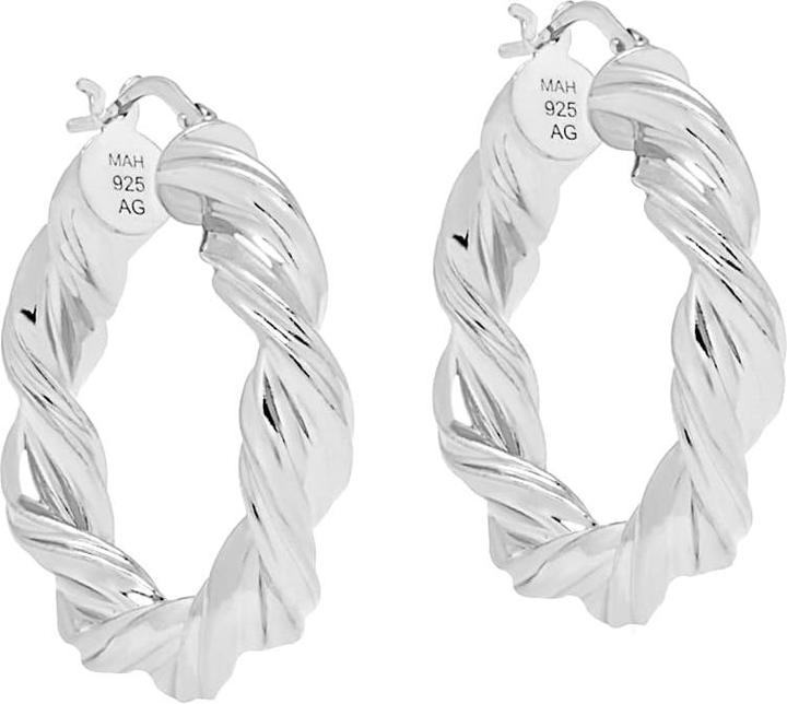 Produktbild Candy Creolen Raffia, 925 Sterling Silber (925 Sterling Silber)
