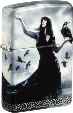 Actual product image Zippo Mazzi woman with raven