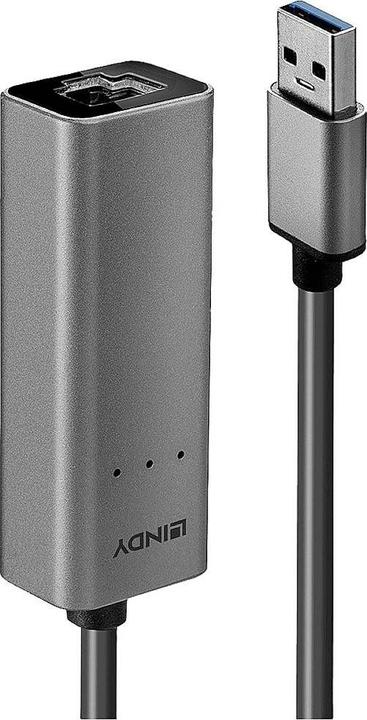 Lindy USB 3.0 to 2.5G Ethernet Converter 2.5 Gigabit Ethernet connection to the network (USB 3.0, RJ45 2.5 Gigabit Ethernet (1x))