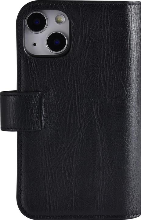 Image du produit Pierre Cardin Étui iPhone 13 Mini - Étui livre en cuir véritable noir & 6 emplacements pour cartes (Apple iPhone 13 mini)