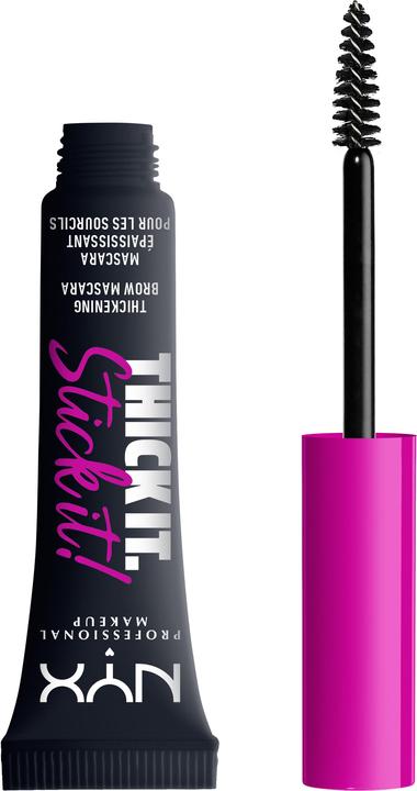 Immagine prodotto NYX Professional Make-Up Spessa. Attaccalo! Mascara per le sopracciglia nero (Nero)