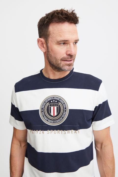 Immagine prodotto FQ1924 FQTom SS t-shirt a righe con stampa logo 21900645 (M)