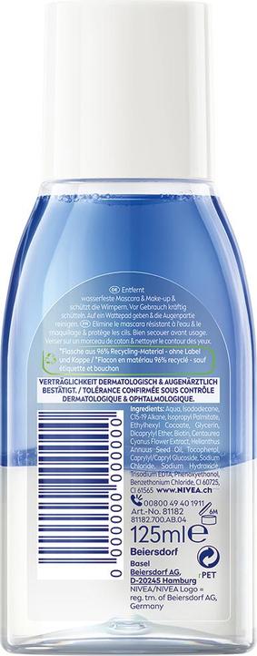 Produktbild NIVEA Augen Make-up Entferner für wasserfestes Make-up (Make-Up Entferner, 250 ml)