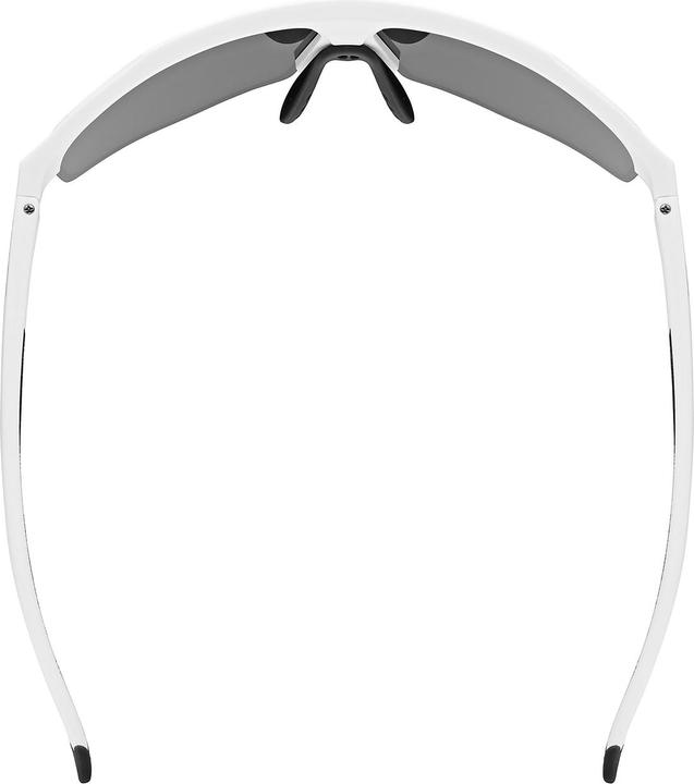 Actual product image Uvex Sports axos set (white matt (silver), Mirror Silver, Clear)