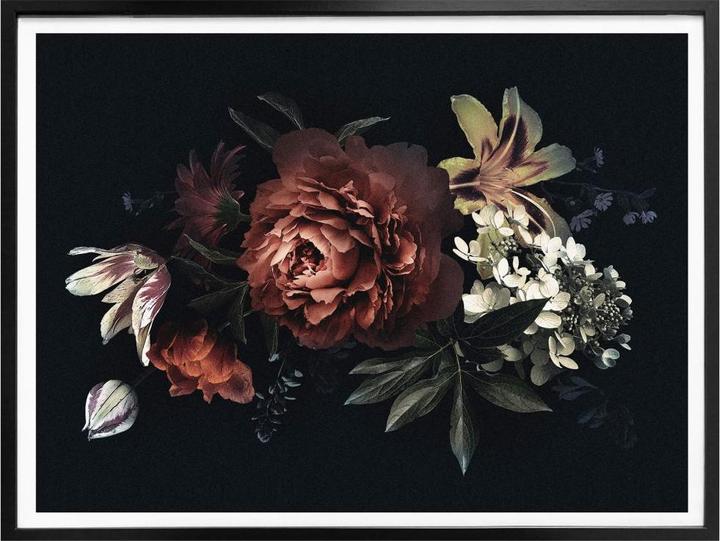 Produktbild Trenddeko Blumenbouquet Rot (30 x 24 cm)