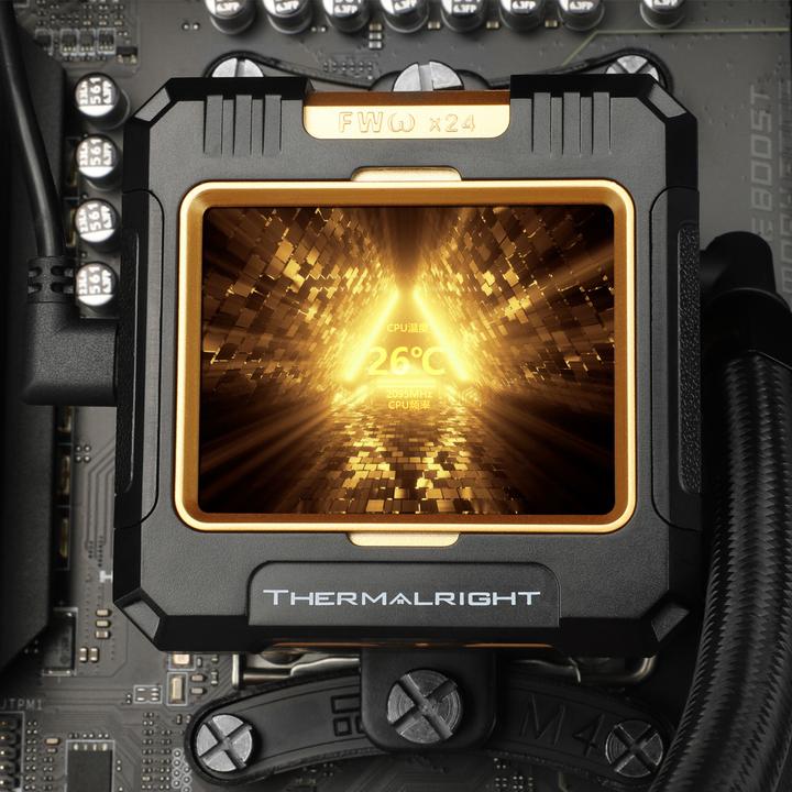 Produktbild Thermalright Frozen Warframe 360 Black ARGB - AIO, 360mm, LCD
