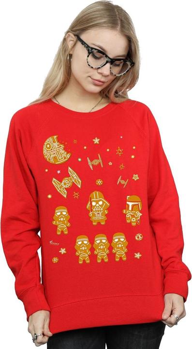 Actual product image Star Wars Womens/Ladies Gingerbread Empire Sweatshirt (XL)