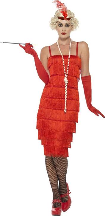 Immagine prodotto Smiffys anni 20 - Charleston - Flapper - Vestito Rosso (42)