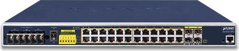Actual product image Planet IGS-6325-24P4S Network Switch Managed L3 Gigabit Ethernet (10/100/1000) Power over Ethernet (PoE) (24 Ports)