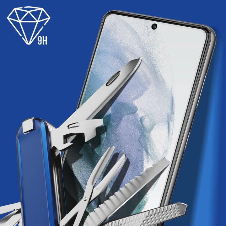 Actual product image 3MK Hardglass Max screen protector (1 Piece, Samsung Galaxy S21 5G)