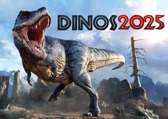 Produktbild Dinos 2025: Dinosaurier Kalender (30 x 42 cm, Harter Einband, Englisch)