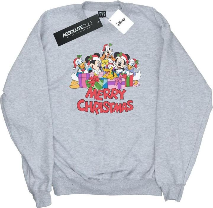 Actual product image Disney Mens Mickey Mouse And Friends Christmas Sweatshirt (XL)