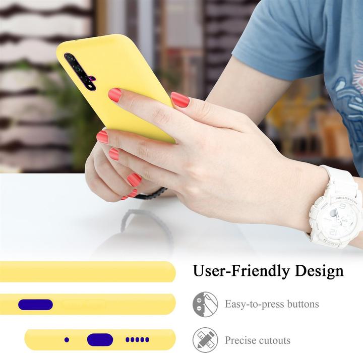 Immagine prodotto Cadorabo Copertura della cassa del silicone liquido TPU (TCL 20S, K20, Huawei Nova 5T)