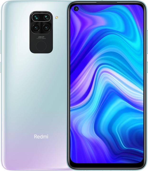 Xiaomi Redmi Note 9 (64 GB, Polar White, 6.53", Dual SIM + SD, 48 Mpx, 4G)
