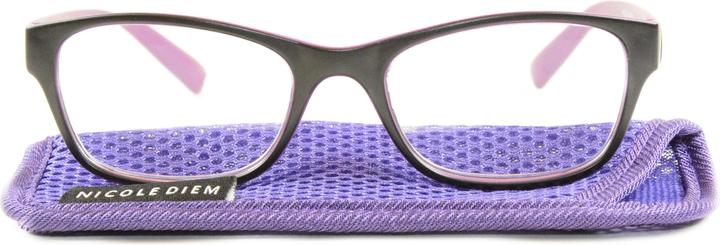 Nicole Diem Lesebrille 3.00dpt purple-blk (+3)