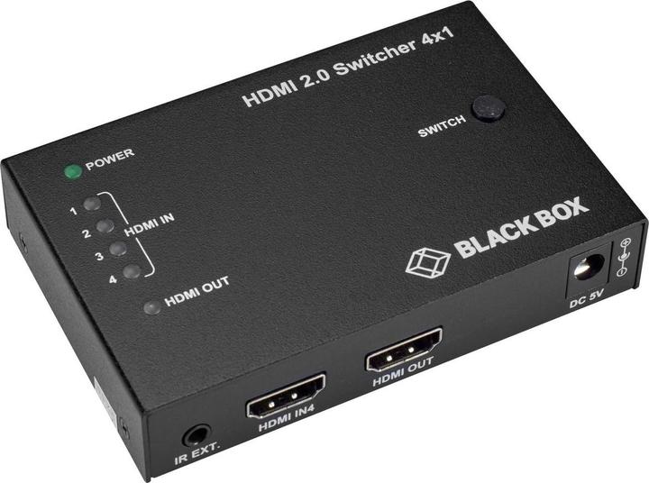 Produktbild Black Box 4-PORT HDMI 2.0 VIDEO SWITCH