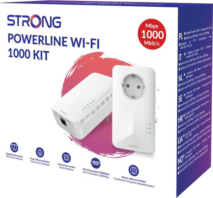 Produktbild Strong POWERL1000WFDUOEUV2 POWERL1000DUOEU (1000 Mbit/s)