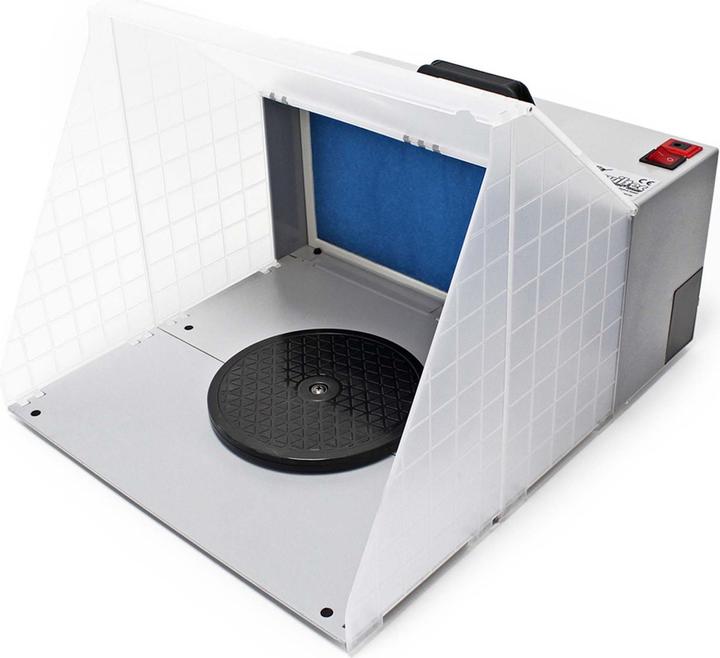 Actual product image Wiltec Airbrush Extractor 3 m³/min Complete Set Extraction Unit Spray Booth Extractor Fan Portable Filter