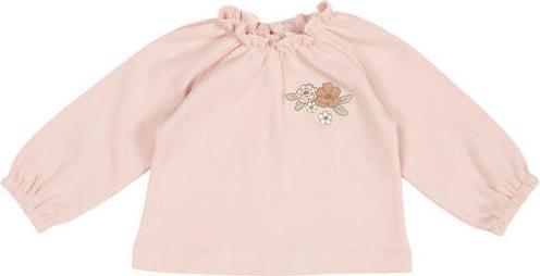 Image du produit Little Dutch T-shirt manches longues avec broderie Soft Pink (86)