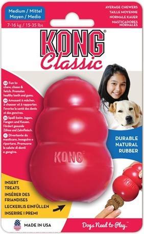 Produktbild KONG Classic (Apportieren, Futterspielzeug Hund, Kauspielzeug Hund)