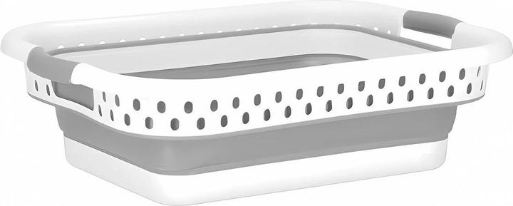 Actual product image König Design Laundry basket Folding laundry bin Laundry box Laundry bin Storage basket Grey (36 l)