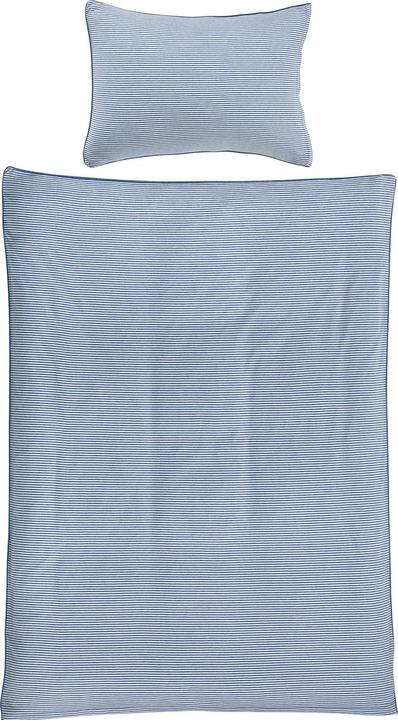 Produktbild Living Home Melange Jersey Streifen (Duvetbezug, 160 x 210 cm)