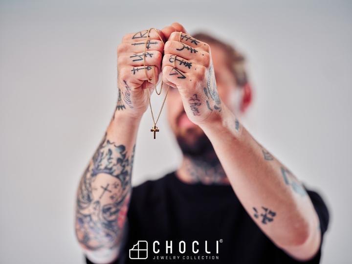 Actual product image MTM Cross Necklace