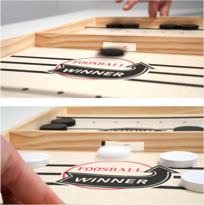 Produktbild Hermex Sling Puck Spiel Foosball Slingshot Puck Tischfussball Pucket gross
