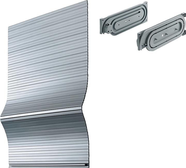 Hettich Jaloeziedeur voor kast, 500x600x350mm zonder rail (1 Pcs.)