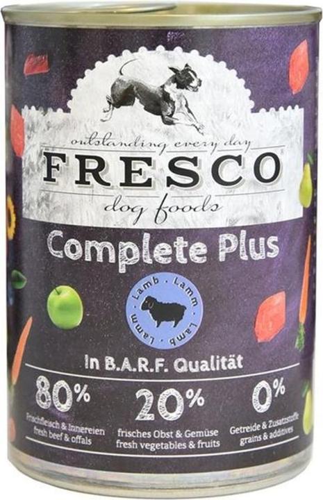 Fresco Nassfutter Complete Plus Lamm 400 g (Senior, Adult, Junior, 1 Stk., 400 g)