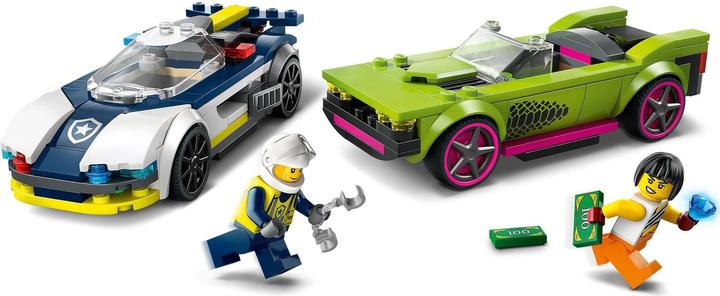 Produktbild LEGO Verfolgungsjagd mit Polizeiauto und Muscle Car (60415, LEGO City)