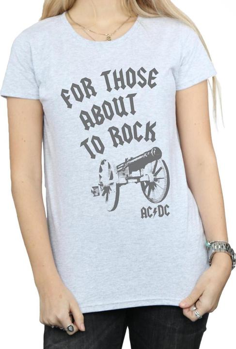 Produktbild AC/DC Für die die rocken wollen Kanone BaumwollTShirt (S)