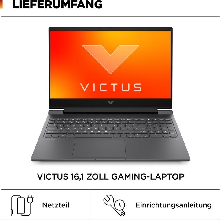 Image du produit HP Victus 16-r1172ng (16.10", Intel Core i7-14700HX, 32 Go, 512 Go, DE)