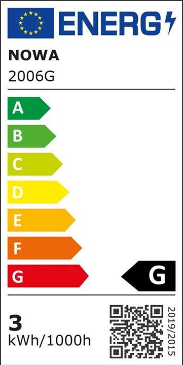 Energie-Label Nino Leuchten LED-Klemmleuchte Tischlampe (240 lm)