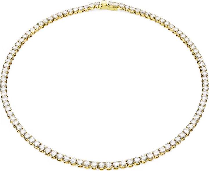 Actual product image Swarovski Matrix Tennis Necklace Round Cut Small White Gold (Swarovski Metal, 41 cm)