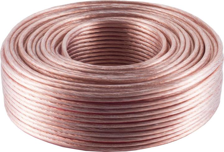 Actual product image Shiverpeaks S/CONN maximum connectivity speaker cable 1.5mm² 48x0.20 CCA transparent 100m (100 m, 1.50 mm²)
