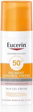 Eucerin Sun Face Pigment Control Fluid SPF50 Tinted Light 50ml von (Sonnencreme, SPF 50, 50 ml)