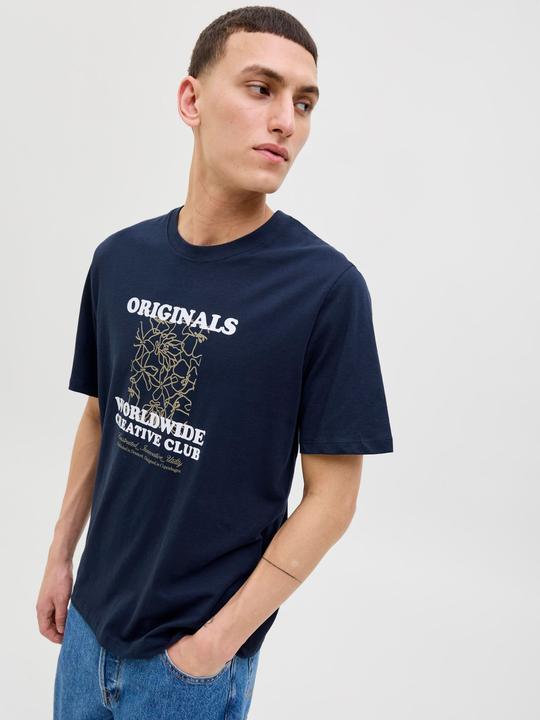 Actual product image Jack & Jones Gedruckt Rundhalsausschnitt T-shirt T-shirt (XXL)